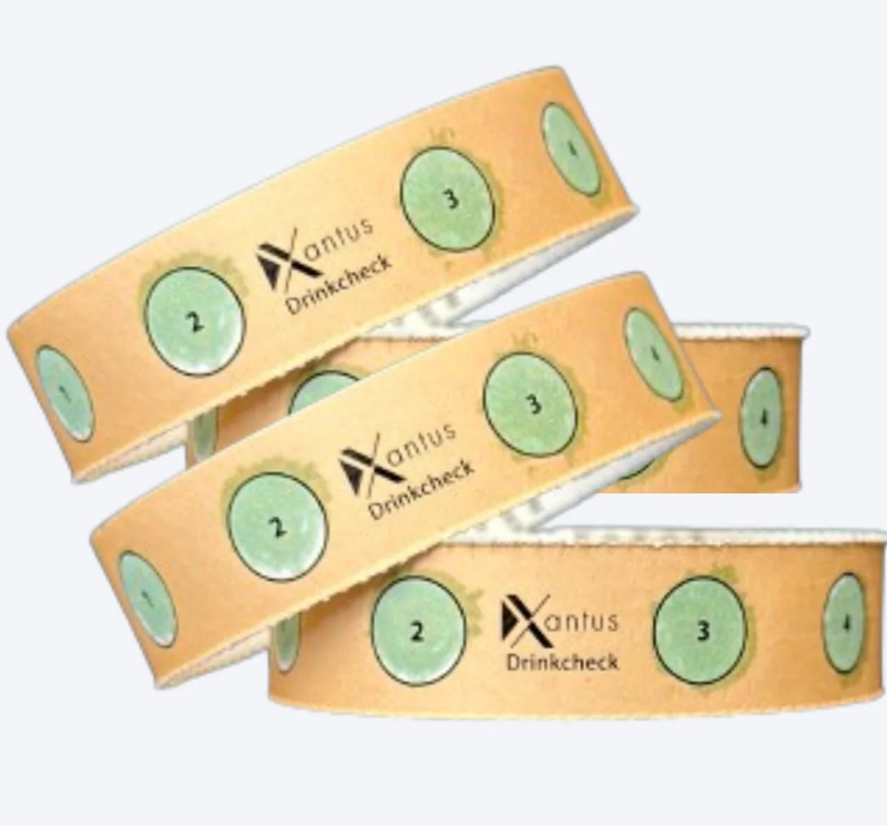 Xantus Drinkcheck Wristband - 4 Test Sand (100 each)
